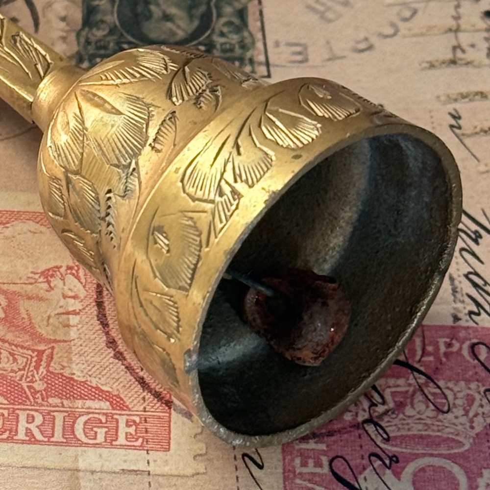 VINTAGE Brass Bell with Ringer Bottle Opener Collectible - Picture 5 of 7